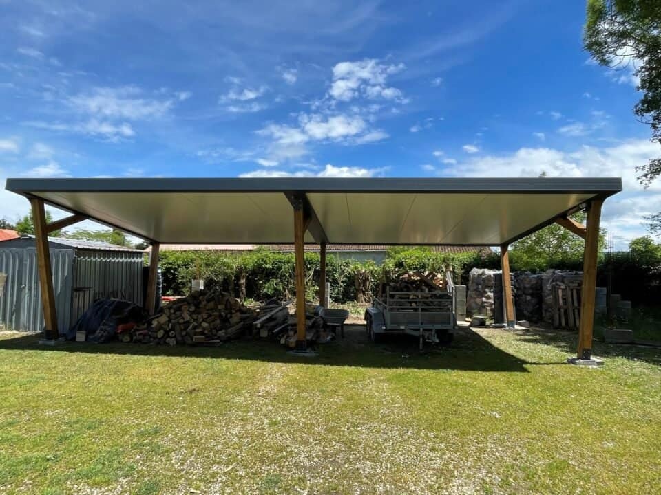 Carport double alu