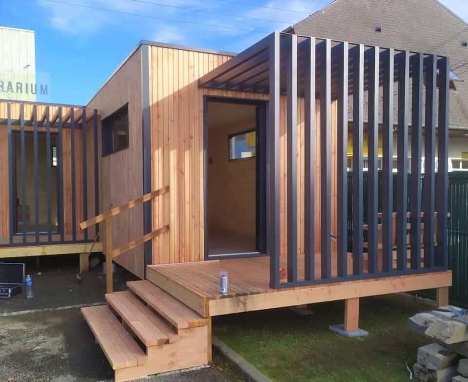 studio de jardin avec brise vue