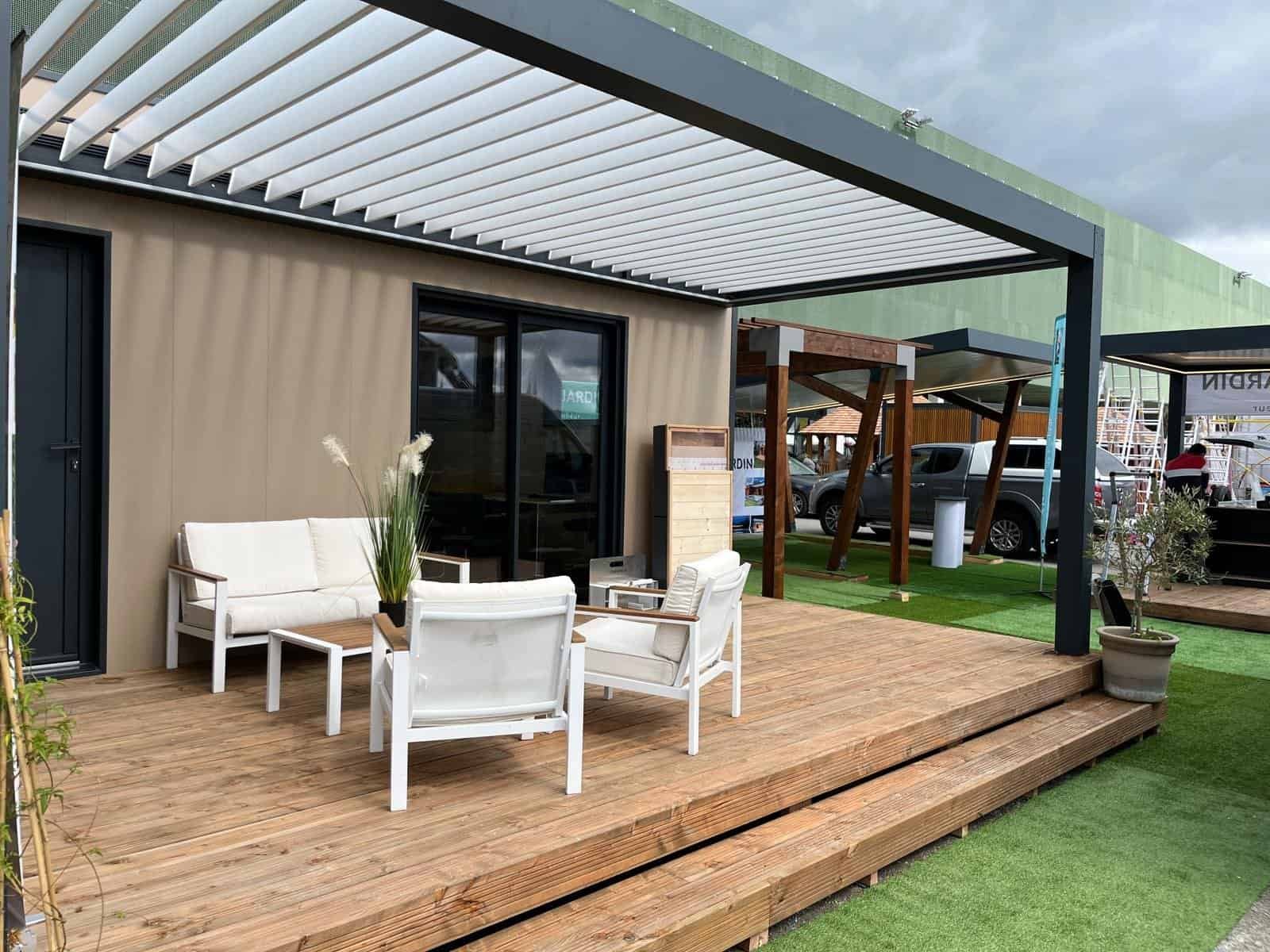 terrasse pergola bioclimatique maison senior