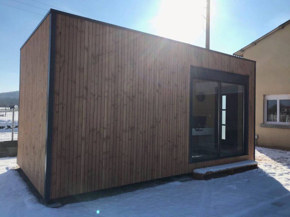 Studio de jardin de 18m2 pour un bureau d’accueil