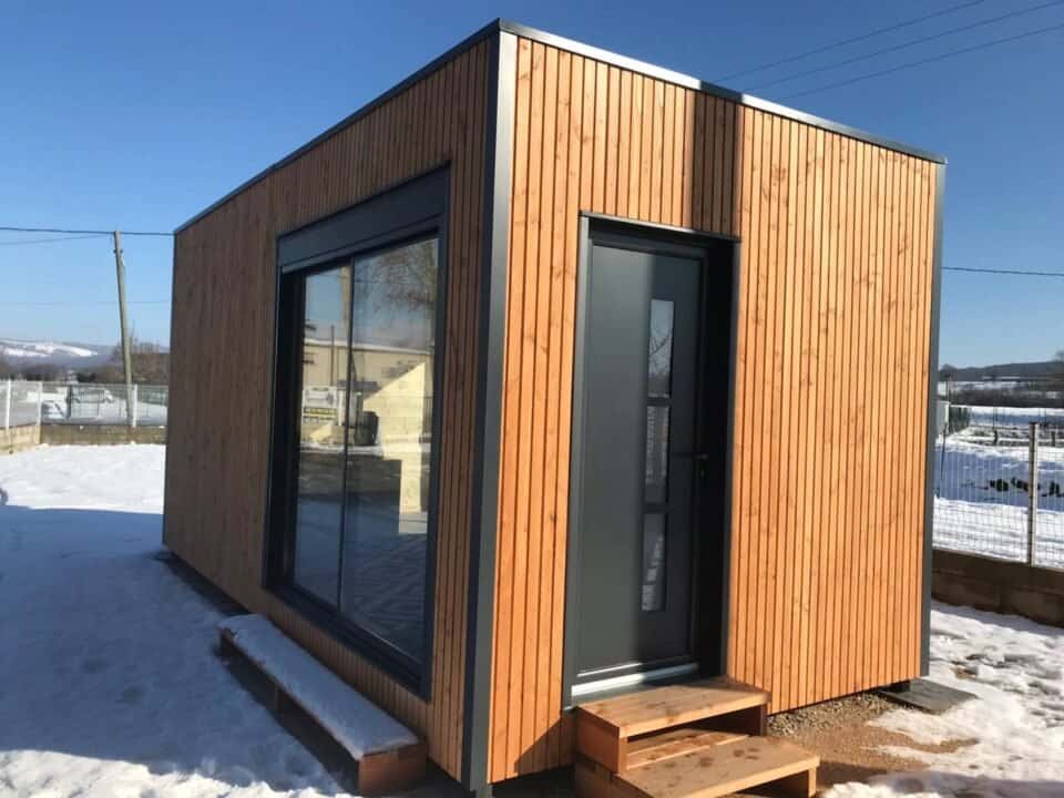 Studio de jardin de 18m2 pour un bureau d’accueil