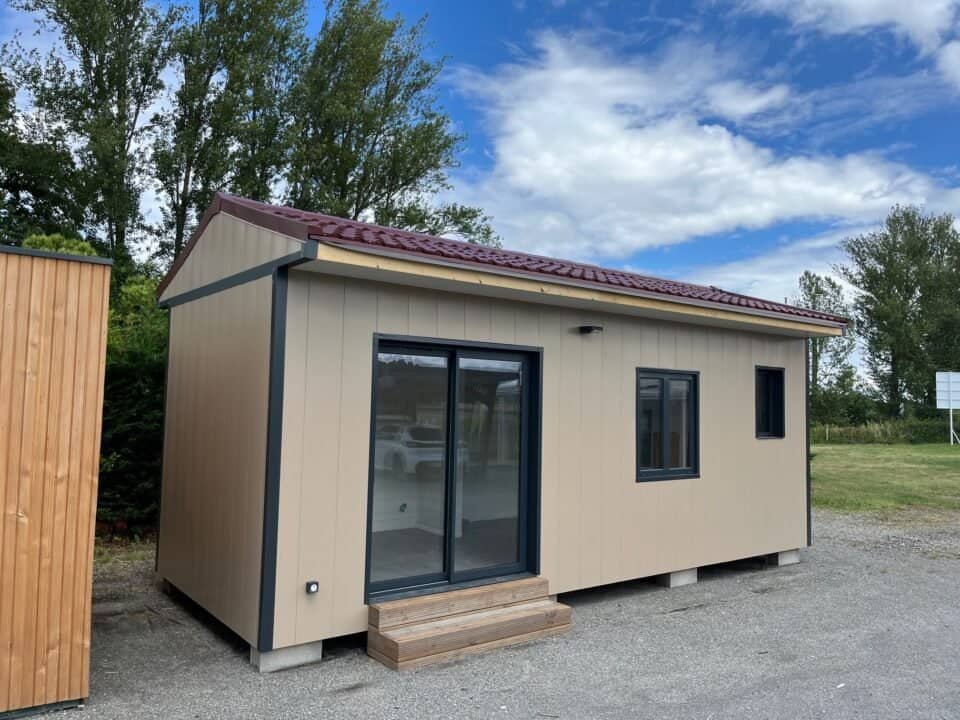 module chambre d'amis avec bardage aluminium