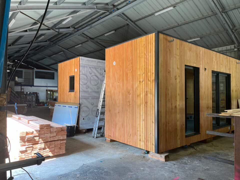 Fabrication des studios de jardin en atelier