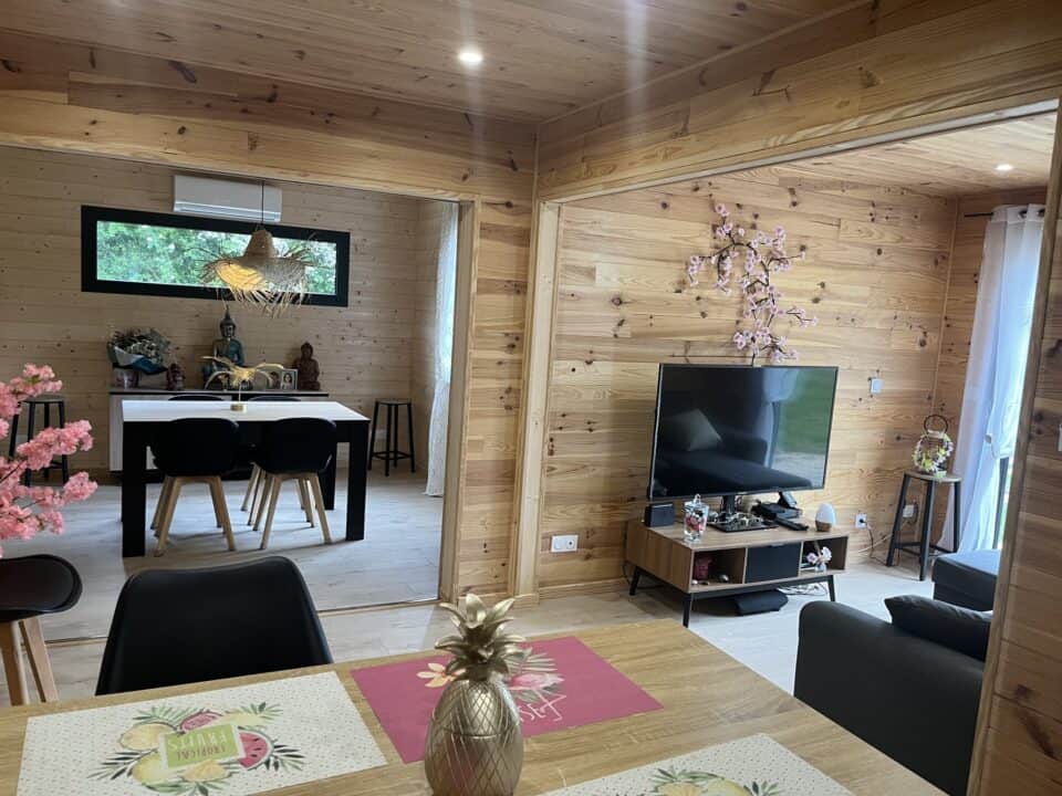 intérieur maison bois