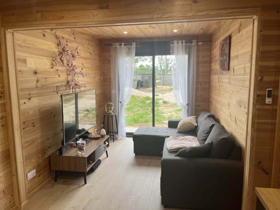 intérieur maison bois