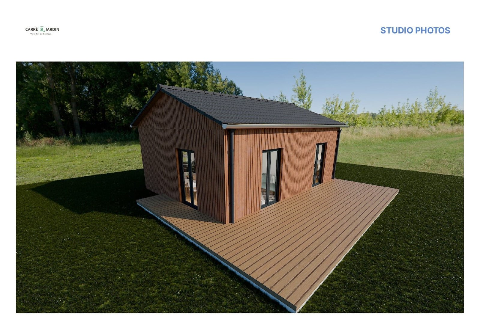 3d maison modulaire
