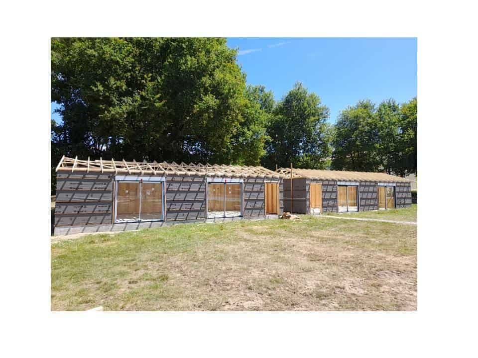 batiment ossature bois pour la mairie de Saint Selve en Aquitaine