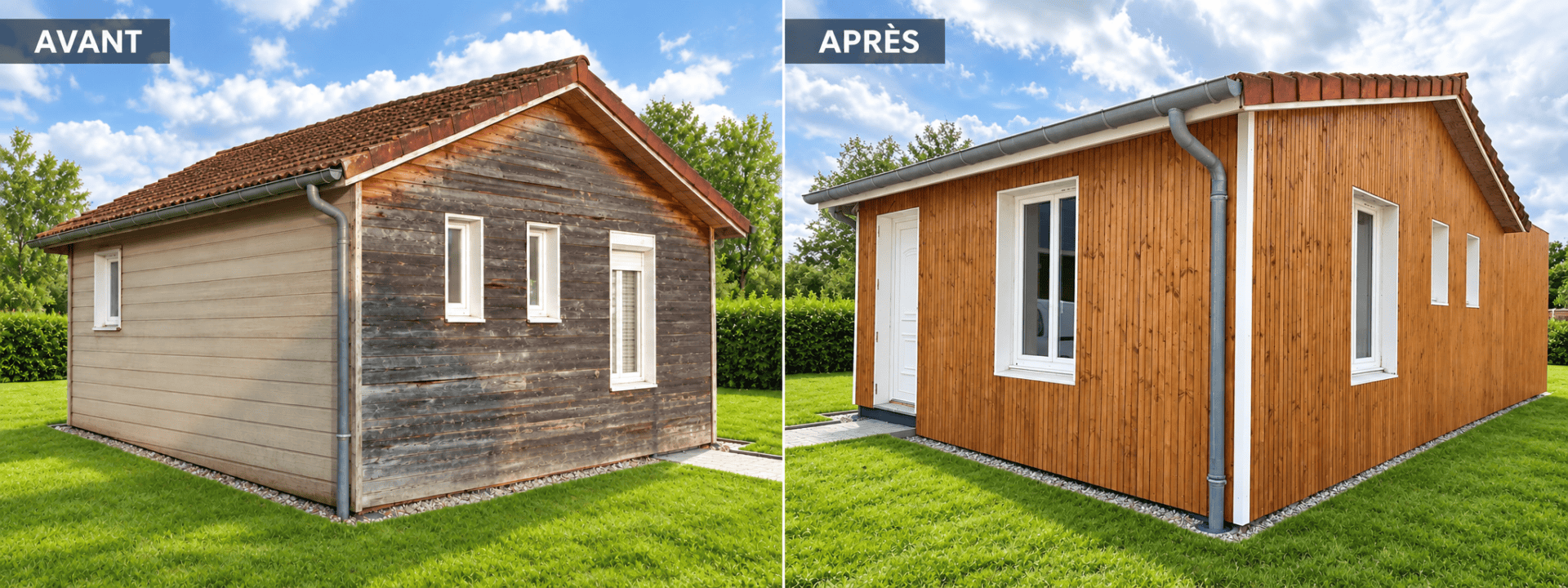 rénovation chalet de jardin