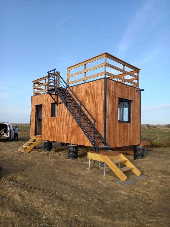 Tiny House en pleine campagne dans les Pyrénées Atlantiques