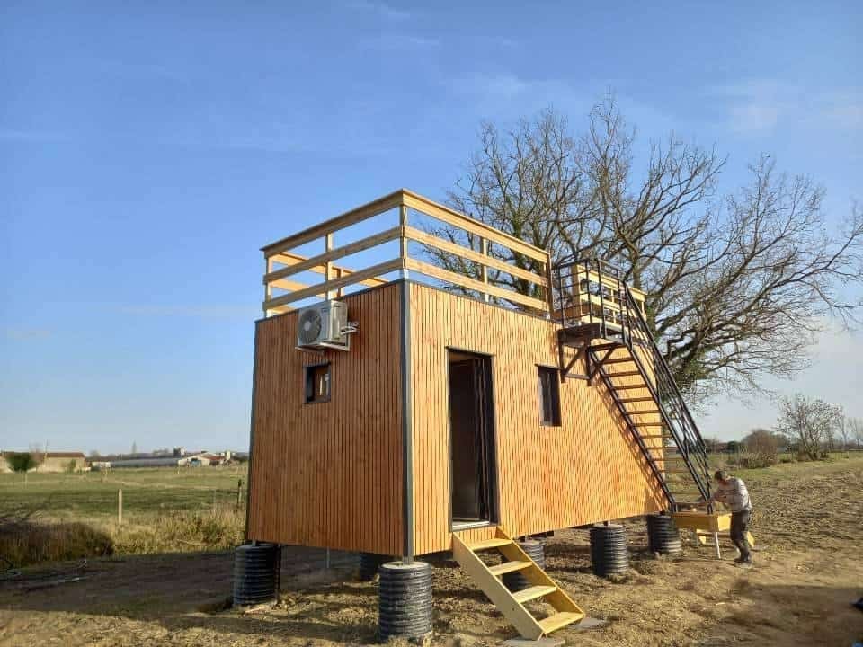Tiny House en pleine campagne dans les Pyrénées Atlantiques
